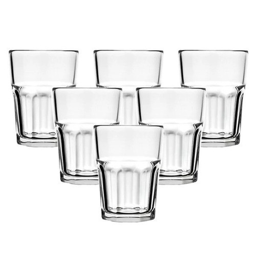 Kit 10 Copos Vidro Groso Meio Litro( 520ml ) Bristol Nadir Figueiredo
