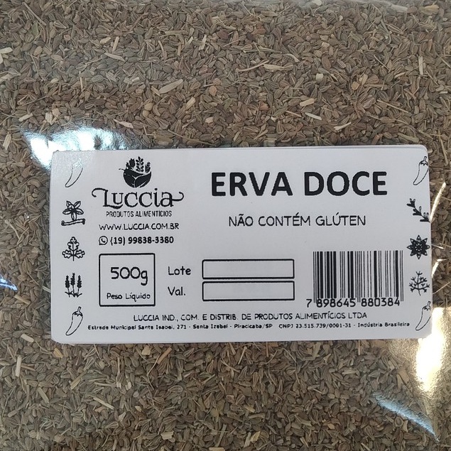 Erva Doce - 250g, 500g e 1Kg