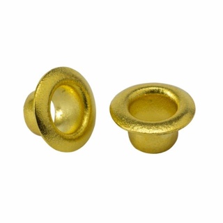 Ilhós 51 Sem Arruela Dourado - 50 Unidades em Oferta na Shopee