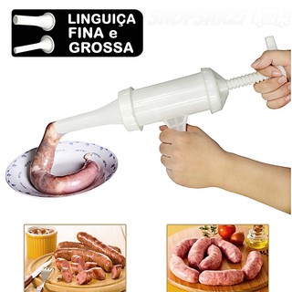Ensacadeira Injetora De Linguiça Salame para charcutaria artesanal + Brinde