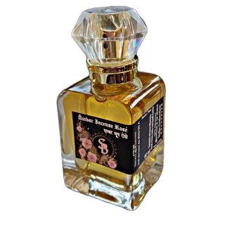 Âmbar Incense Rosé Pure Parfum, (com óleos esenciais Egito e Índia) Edição Especial Luxo ambar - Coleção Índia