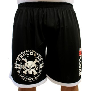 Shorts Academia Lazer Masculino Varias Cores Dry Fit C/ 2 Bolsos Explosão Nutrition