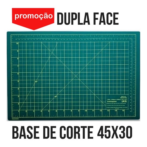 Base De Corte Rosa A3 45x30 Patchwork Scrapbook Artesanato Promoção