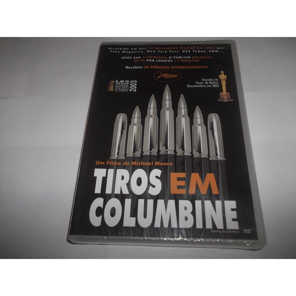 Dvd - Tiros em Columbine - 2002 - Michael Moore - Dublado - Lacrado