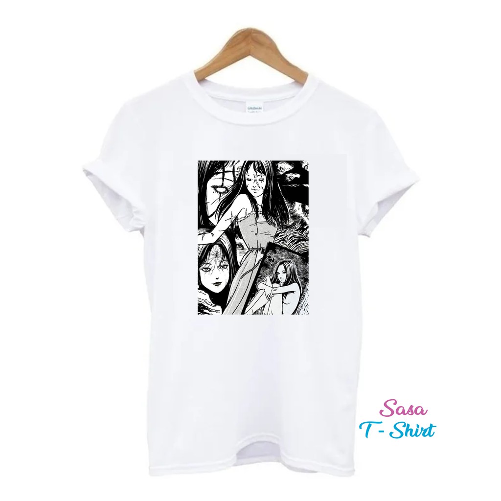 Camiseta Anime Tomie Junji Ito Uzumaki Modelo 1 Shopee Brasil