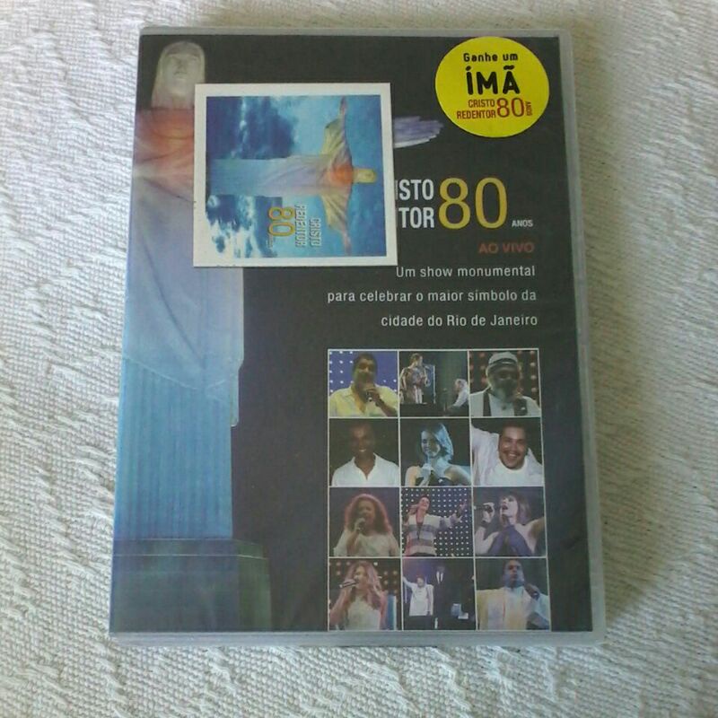 dvd show de 80 anos Cristo redentor ao vivo com Sandy Daniel Jobim Fernanda Abreu Leila Pinheiro Alexandre Pires