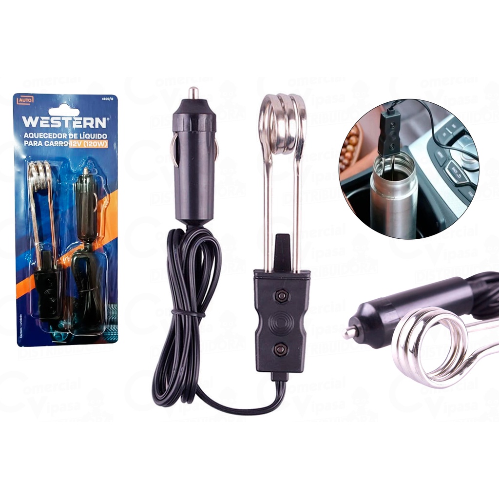 Ebulidor Aquecedor Água Rabo Quente Portátil 12v - 24v Carro Automotivo Camping Pesca Ao Ar Livre em Oferta na Shopee