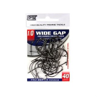 Anzol Wide-gap Pc - Varios Tamanhos - Preto - Ideal Para Anteninhas - Marine Sports em Oferta na Shopee