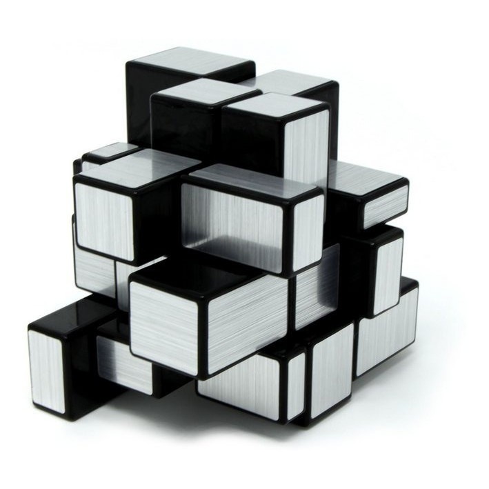 Mirror Blocks 3x3x3 Prata Qiyi Cubo Mágico Original em Oferta na Shopee