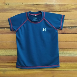 Blusa infantil UV 50+ Manga Curta com Detalhe em Costura trançador Térmica com Proteção Solar - Várias Cores - Pé na Roça PNR221
