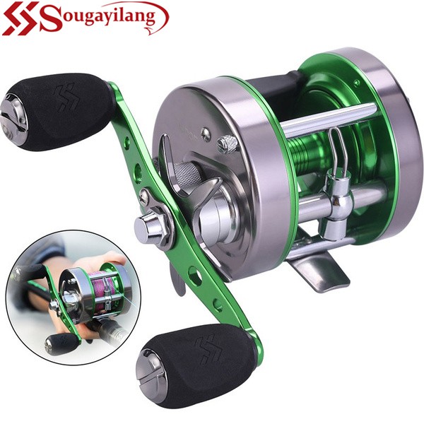 Carretilha de pesca Sougayilang 4000-6000 Trolling 6+1BB 5.3:1 Full Metal Drum Max Drag 25kg em Oferta na Shopee