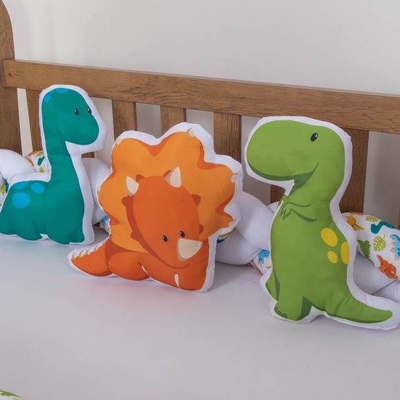 Kit 3 Almofadas Para Decoração Quarto Infantil Specialle Dino em Oferta na Shopee