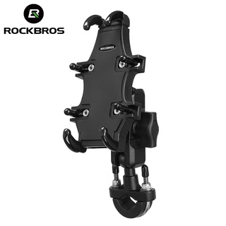 ROCKBROS Suporte De Celular Para Motocicleta Bicicleta Sólida Resistente Antideslizante