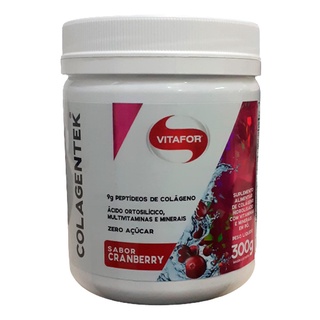 Colágeno Colagentek Sabor Cranberry Vitafor 300g