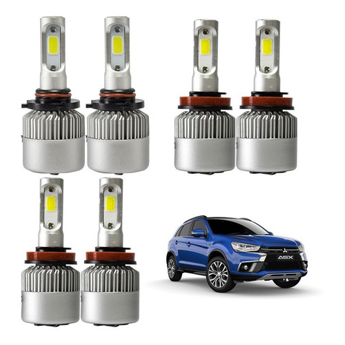Kit Ultra Led Full Mitsubishi Asx 2011 A 2015 em Oferta na Shopee