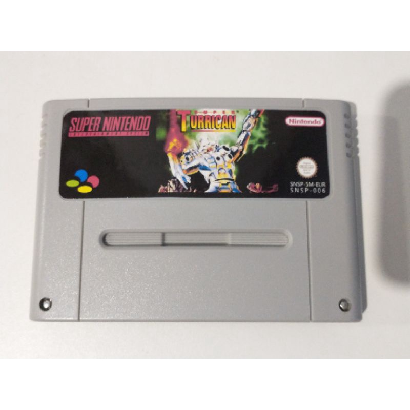 Cartucho original Reprogramado Super Famicon/ Super Nintendo  - Super Turrican