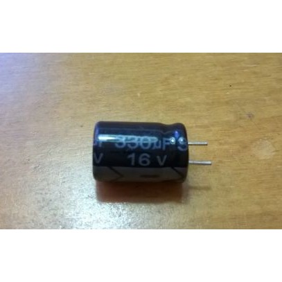 LOTE 10 Peças 330X16 105ºC 8X12mm KSD 330ufx16V PRÉ-CORTADOS - Tenho vários outros componentes eletrônicos, consulte. MSIA COMPONENTES - CAPACITOR ELETROLÍTICO