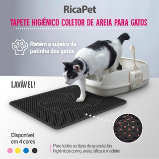 Tapete Limpa Patas P/gatos - Anti Sujeira Coletor De Areia - Pet em Oferta na Shopee