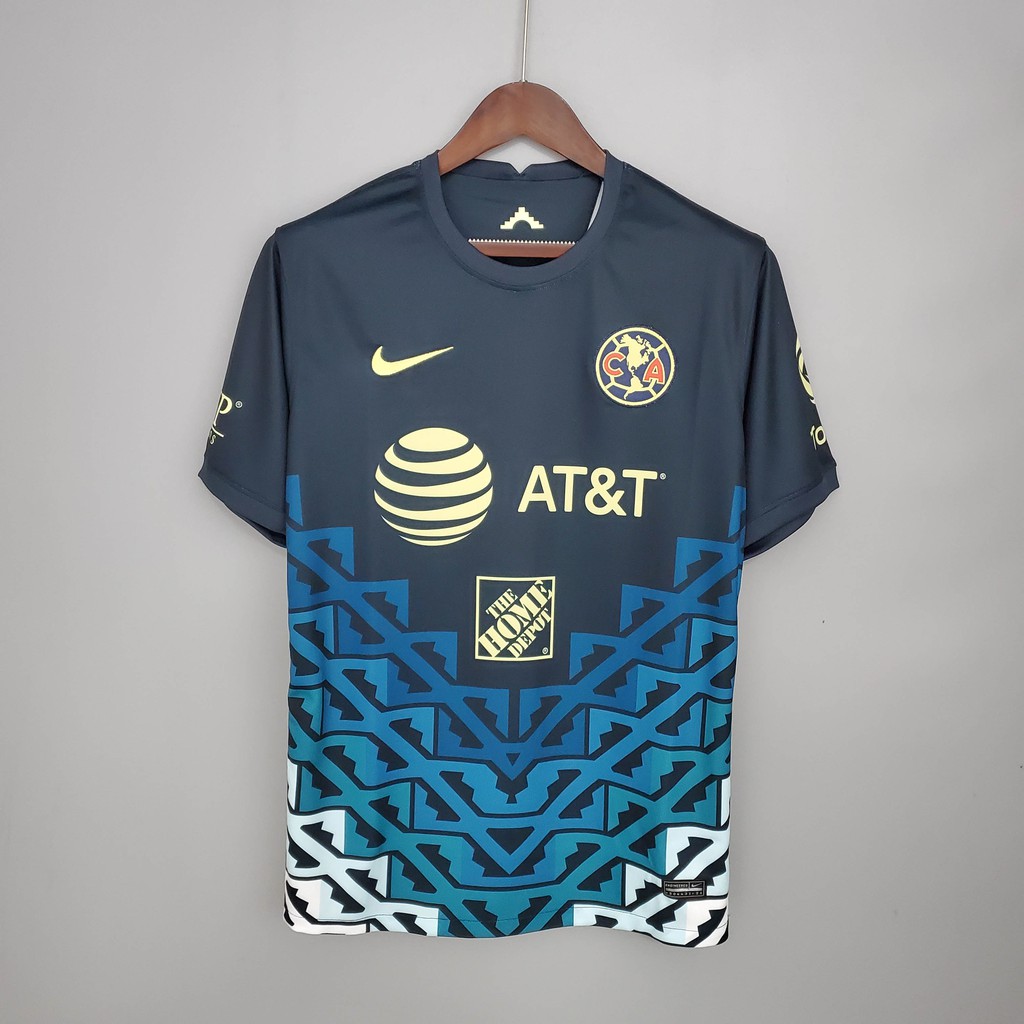 21 22 America Away Camisa De Futebol Camisa Personalizada Nome Numero Shopee Brasil