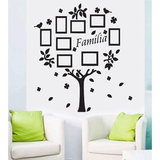 Adesivo Decorativo De Parede Árvore Com Palavra Família em Oferta na Shopee