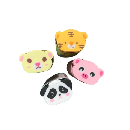 Borracha Fantasia Pets Zoo Kaz - Porquinho, Panda, Tigre, Ursinho