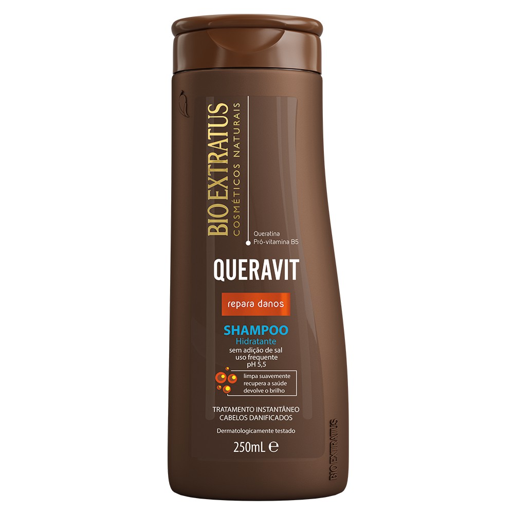 Shampoo Hidratante Queravit 250ml Bio Extratus