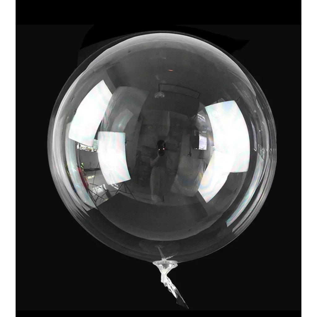 10 Balão Bubble Bobo Transparente Silicone Festa Decoração Enfeite em Oferta na Shopee