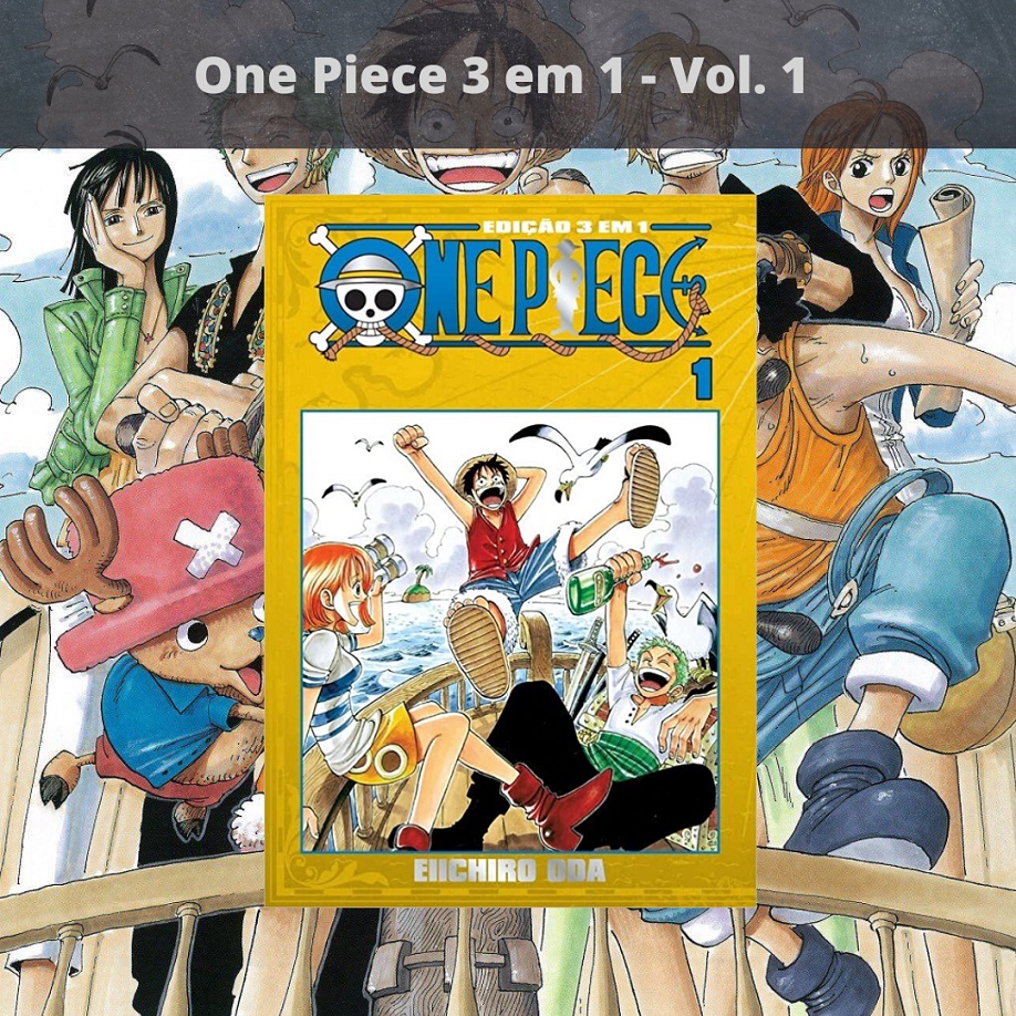 One Piece 3 Em 1 Vol 1 Shopee Brasil