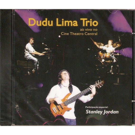 CD Dudu Lima Trio Ao Vivo no Cine Theatro Central - Novo Original Lacrado Instrumental Nacional