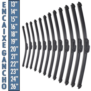 Palhetas Limpador de Parabrisa Dianteiro - Encaixe Gancho Diversos Tamanhos em Oferta na Shopee