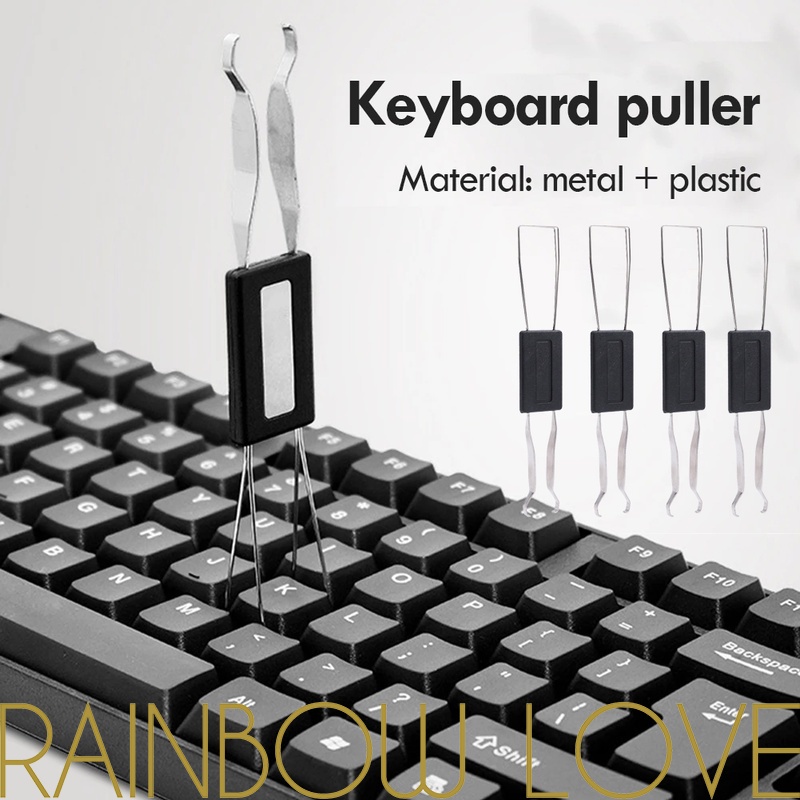 2 Em 1 Universal Tampa Da Chave Do Teclado Mecânico Extrator/Keycap Removedor De Eixo/Ferramentas De Remoção De Substituição