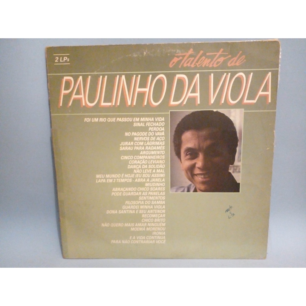 Lp O talento de Paulinho da Viola