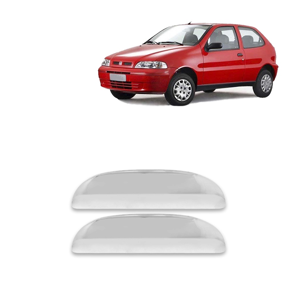 Par Aplique Cromado para Macaneta Externa Palio G1 G2 1996 1997 1998 1999 2000 2001 2002 2003 2004 2005 2006 2 Portas em Oferta na Shopee