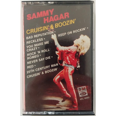 Fita K7 Cassete Sammy Hagar - Cruisin' & Boozin' Importada 1984