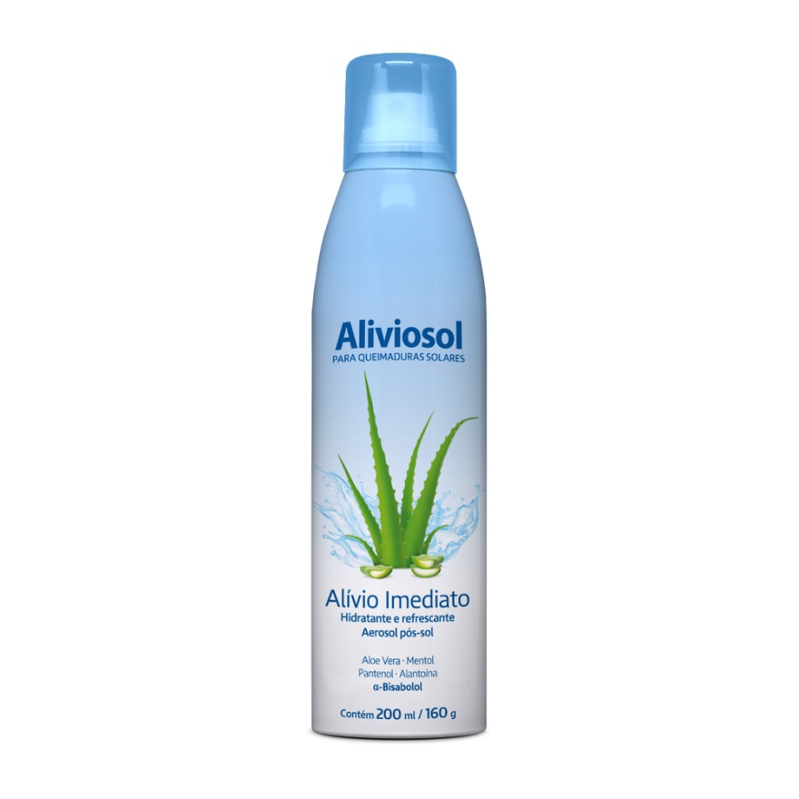 Pós Sol Aliviosol Hidratante E Refrescante Aerosol - 200ml em Oferta na Shopee
