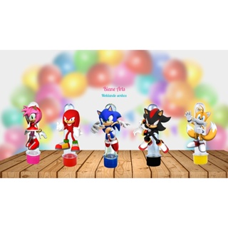 20 Tubetes Personalizado 3d Sonic Para Lembrancinha - Sonic em Oferta na Shopee