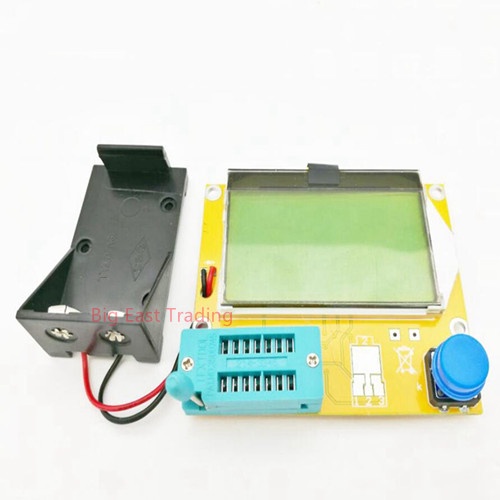 ZHITING Kit de compteur multifonction à monter soi-même ESR SCR MOSFET résistance inductance diodes NPN PNP condensateur triode écran LCD avec étui testeur de transistor graphique Mega 328 