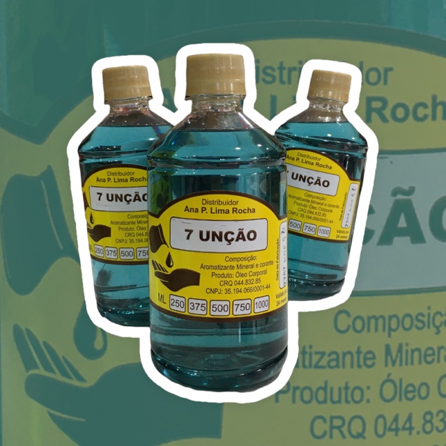 7 UNÇÃO - óleo de unção 500ML