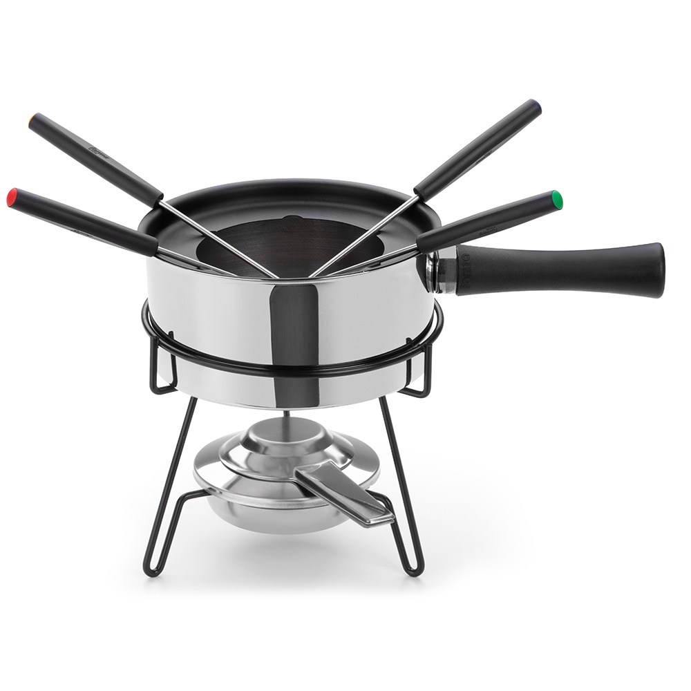 Kit Conjunto Fondue Inox Mont Blanc 9 Pecas Casal 2 Pessoas