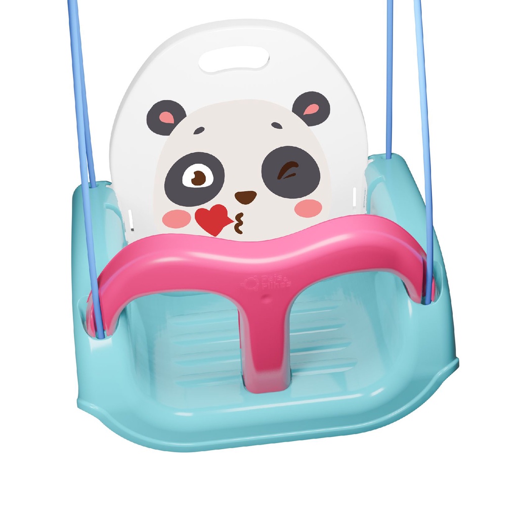 Balanço infantil meu balancinho pandinha pais e filhos