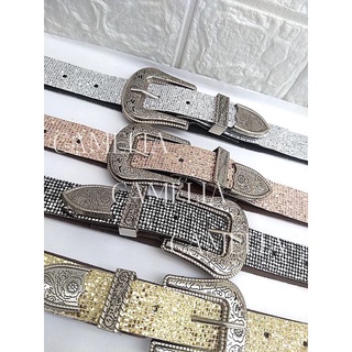 Cinto Feminino Brilhante Brilhoso Moda blogueira