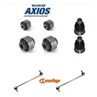 Kit 04 Bucha Axios + Pivô Bandeja + Bieleta March E Versa em Oferta na Shopee