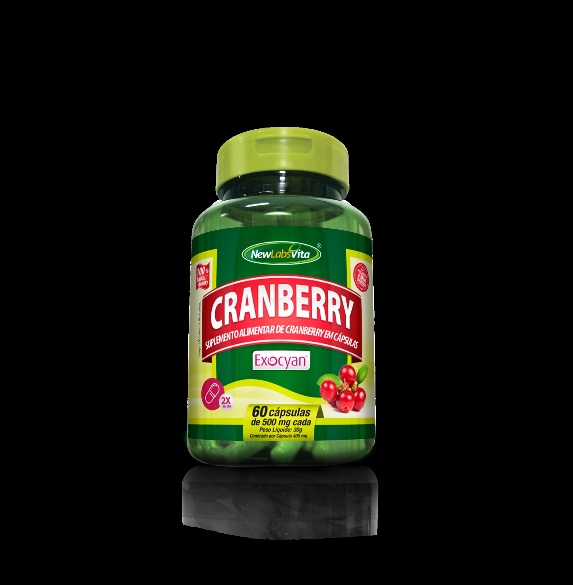 Cranberry Em Cápsulas 500mg 60 cps. Fórmula Concentrada Shopee Brasil