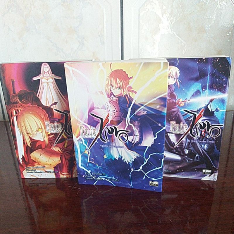 Fate Zero Light Novel 4 5 6 Fate Zero Manga 4 5 6 Shopee Brasil