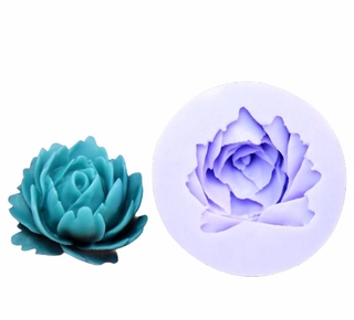 Molde De Silicone Rosa Para Confeitaria/biscuit