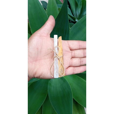 Kit da Purificação - Selenita e Palo Santo