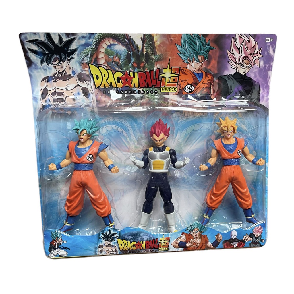 Dragon Ball Boneco Goku Vegeta Majin Boo Freeza Gohan Gotenks Broly Action  Figure Miniaturas Dragonball - Escorrega o Preço