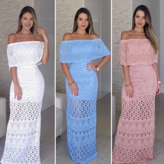 Vestido longo de tricot para gestante, ensaio fotográfico, casamento