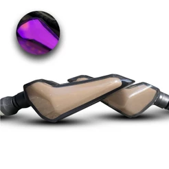 Pisca De Led Universal Cb300 Twister Xre Crosser Xtz Lander Fazer Bros Titan Com Luz Diurna