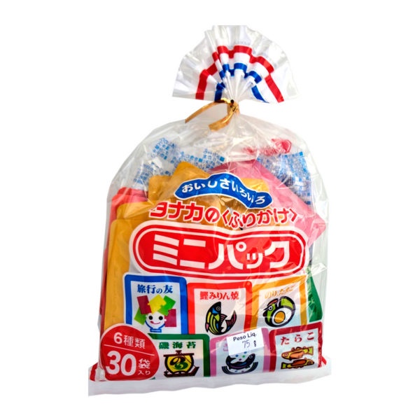 Tempero P/ Arroz Furikake Sortidos 6 Sabores Mini Pack Tanaka